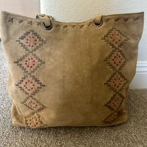 Suede like tote bag Idyllwind